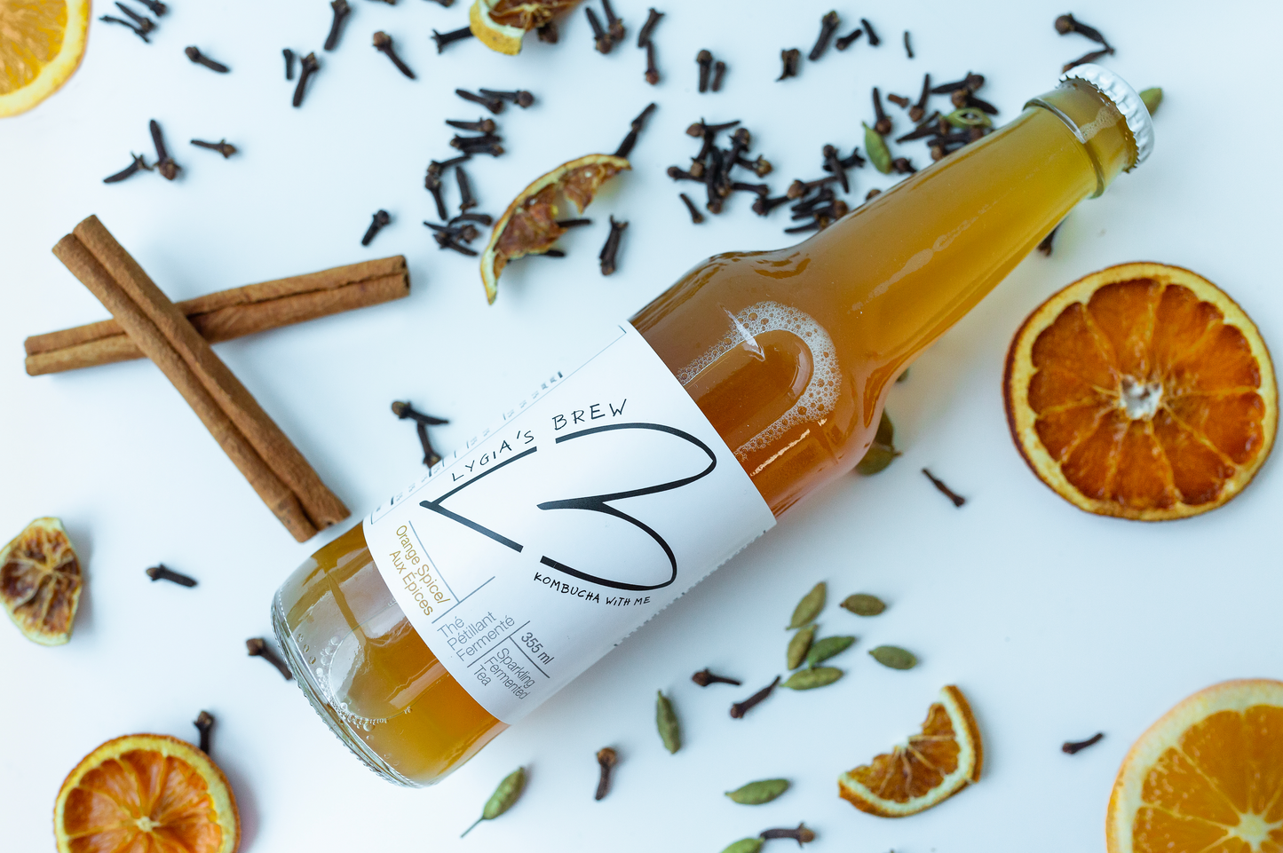 Orange Spice Kombucha